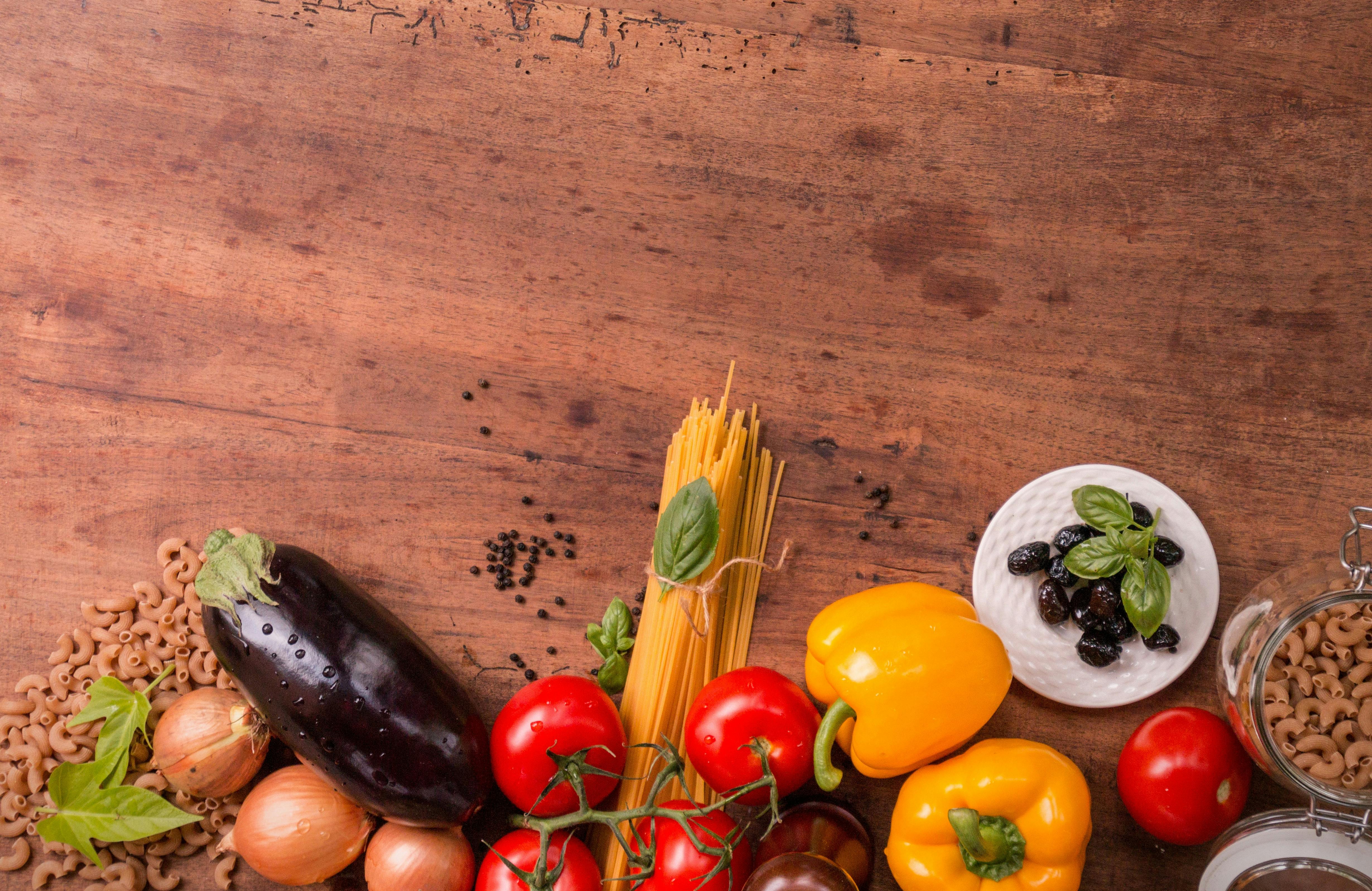 Fresh food delivery illustration
